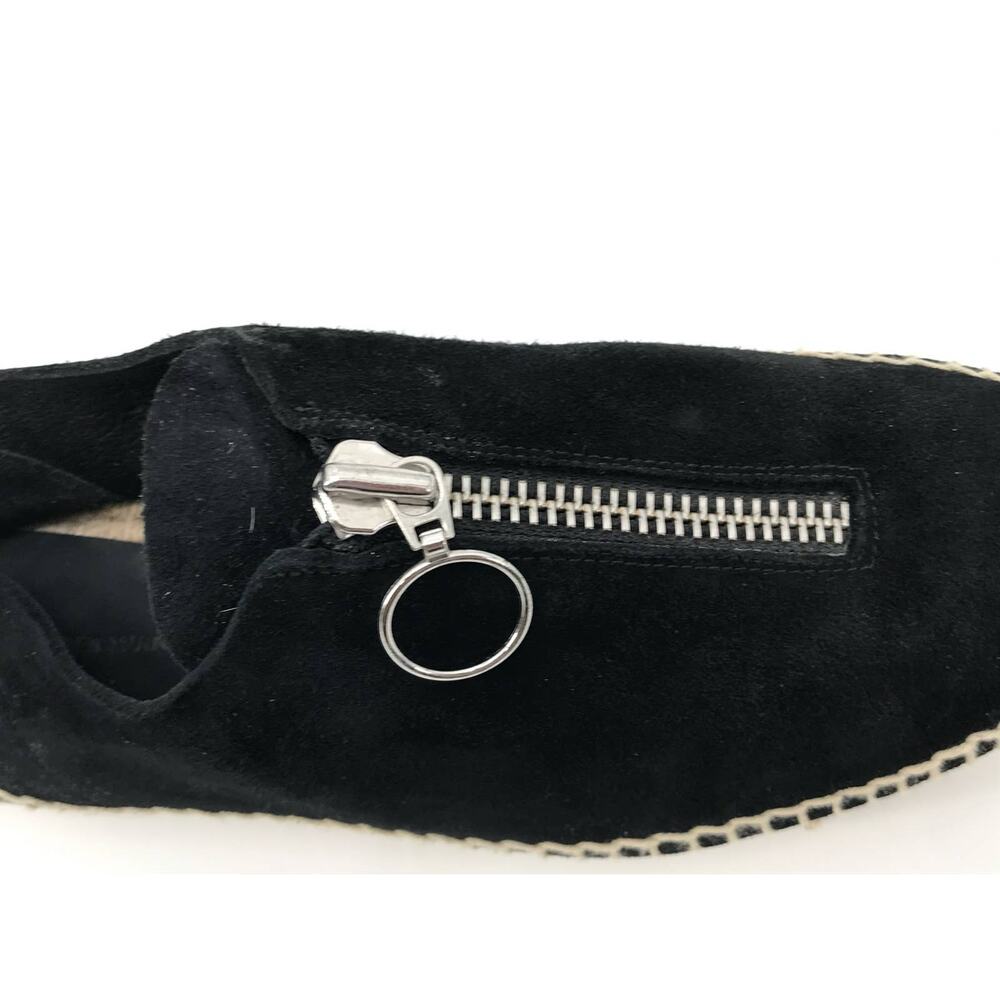 Alexander Wang Devon Black Suede Platform Espadri… - image 3